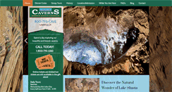 Desktop Screenshot of lakeshastacaverns.com